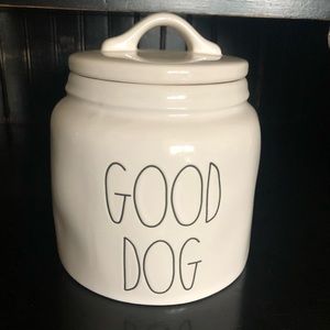 Rae Dunn “Good dog” canister